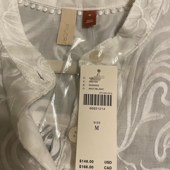 Gorgeous Pilcro white top NWT - Picture 3 of 6